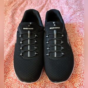 Skechers Memory Foam Wide Fit Tennis Shoes